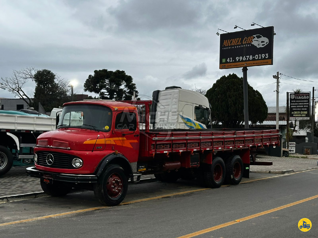 CAMINHAO MERCEDES-BENZ MB 1113 Carga Seca Truck 6x2 Michel Car Carros e Caminhões ARAUCARIA PARANÁ PR